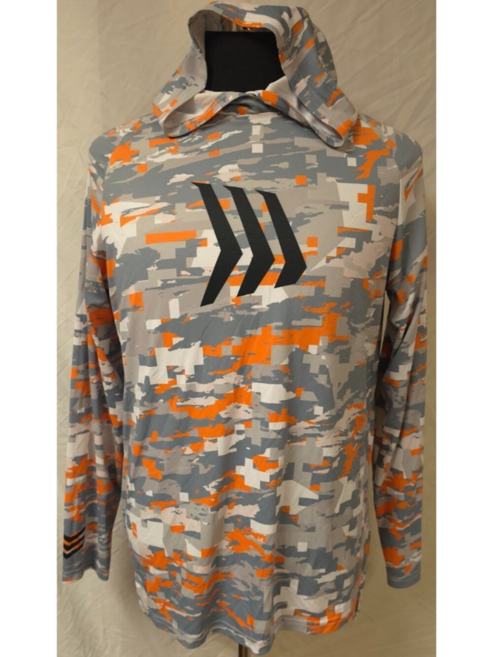 Gillz Mens Medium Multicolor Camo Long Sleeve Lightweight Fishing Hiking Hoodie